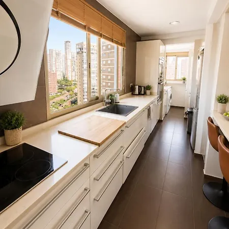 Duplex Ideal Vue & Montagnes, A 5 Min A Pied De La * Benidorm